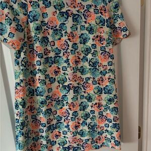 Urban Outfitters Vibrant Blue and Orange Mini Dress